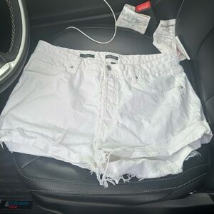 White Denim Women's Shorts